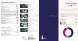 Les chiffres-clés 2015 - Les Hôpitaux Universitaires de Strasbourg