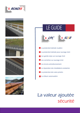 Télécharger le guide Roadis au format PDF