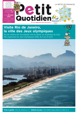 Le Petit Quotidien n°5039 du samedi 23 juillet 2016