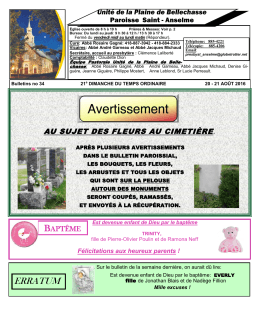 erratum - Municipalité de Saint
