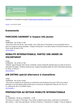 Version PDF - Orientation Auvergne