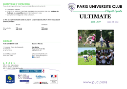 ultimate - Paris Université Club