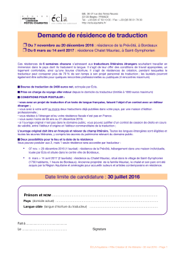 Formulaire demande de résidence traduction [pdf - 565,6