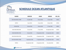 schedule port louis, ile maurice