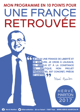 programme - Hervé Mariton