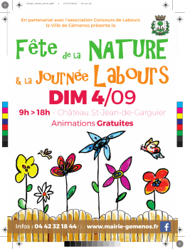 Programme Fête de la Nature (pdf - 3,99 Mo)