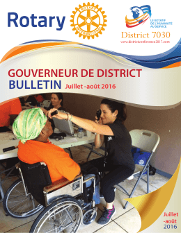 rotary newsletter french 1