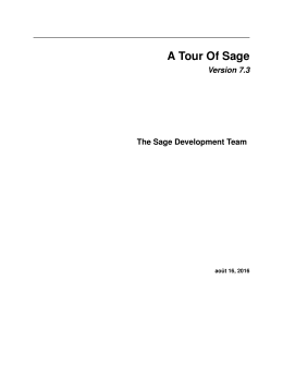 A Tour Of Sage