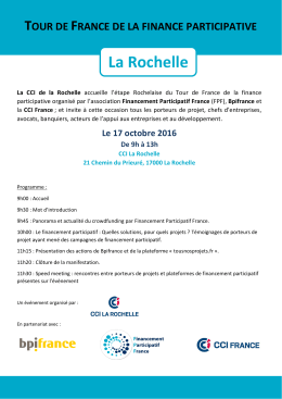 La Rochelle - Financement Participatif France