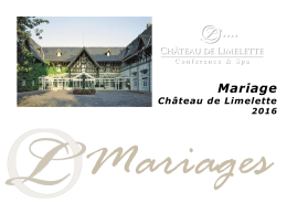 Mariage - Château de Limelette