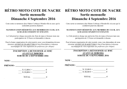bulletin d`inscription - Rétro Moto Cote de Nacre