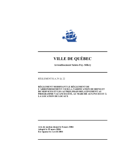 pdf: règlement modifiant le règlement de l`arrondissement 3 sur la