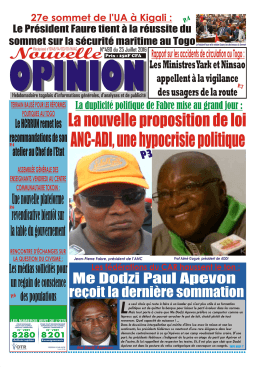 Nouvelle Opinion N°490