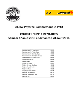 20.562 Payerne-Combremont-le