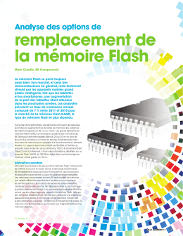 remplacement de la mémoire Flash