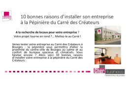 10 bonnes raisons d`installer son entreprise à la