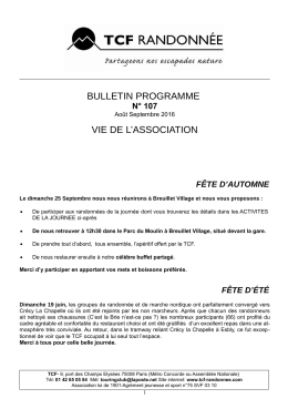Bulletin programme