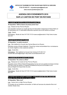 télécharger le PDF - Office du tourisme de Pont en Royans