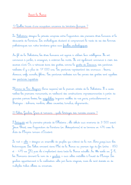 P1 Avant la France - Ecole élémentaire Victor Chapelliere Rimou