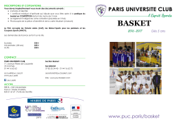 basket - Paris Université Club
