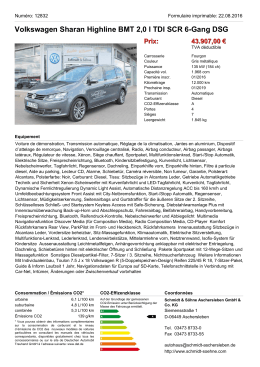 Volkswagen Sharan Highline BMT 2,0 l TDI SCR 6