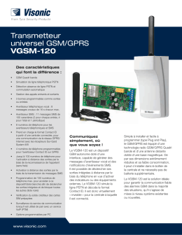 Transmetteur universel GSM/GPRS VGSM-120