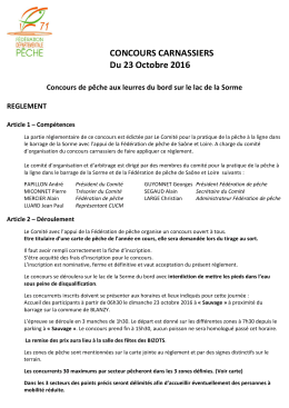 Règlements - Fédération de pêche de Saône-et