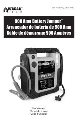 900 Amp Battery Jumper™ Arrancador de batería de 900 Amp