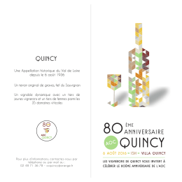 Quincy - Vins du Centre Loire