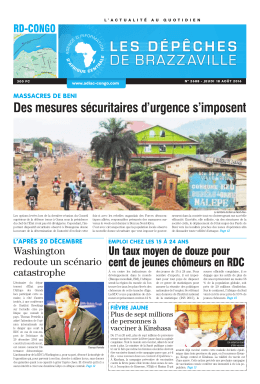 Télécharger - Les Dépêches de Brazzaville