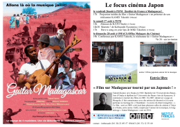 Le focus cinéma Japon - Ambassade du Japon à Madagascar