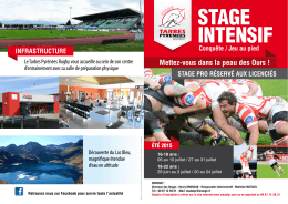 stage intensif