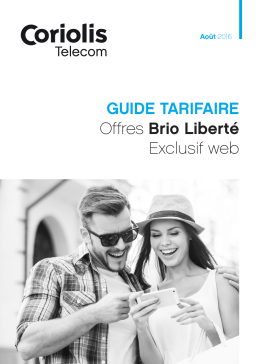 GUIDE TARIFAIRE Offres Brio Liberté Exclusif web