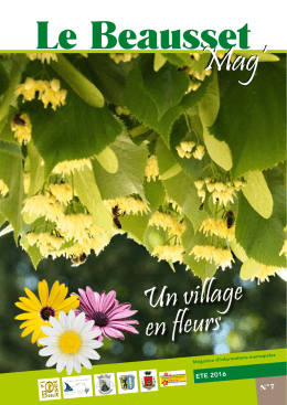 Un village en fleurs