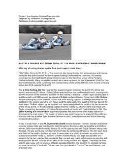 Contact: Los Angeles Karting Championship