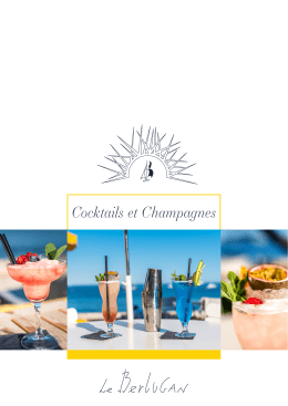 Cocktails et Champagnes - Le Berlugan à la Plage