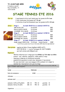 stage tennis ete 2016