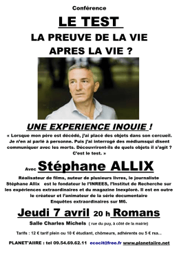 conference stephane Allix