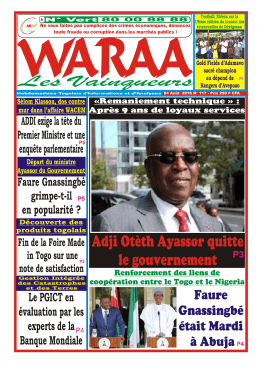 Waraa N°117 - République Togolaise