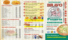 format PDF. - Restaurant Bravo Pizzeria