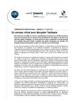 Lire le communiqué de presse - Délégation Provence et Corse