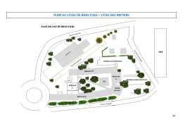 Plan du lycée - lycée de Bras
