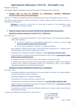 Information Obéissance CUT-LR - Novembre 2015 - cur