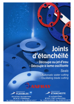 Joints - Anfray