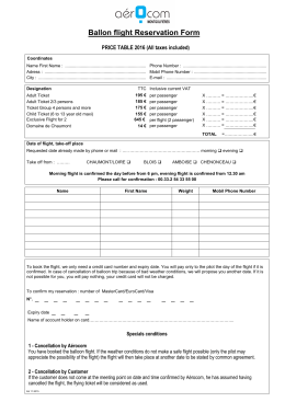 Print a reservation form