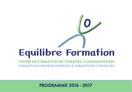 Programme 2016 - Equilibre Formation