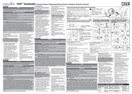 FAZE™ Quadcopter Instruction Manual