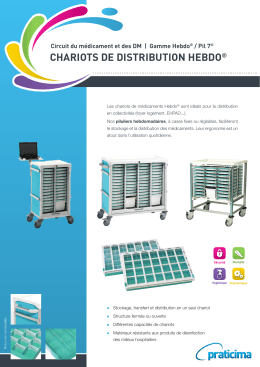 chariots de distribution hebdo