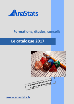 Le catalogue 2017