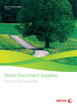 Xerox Document Supplies